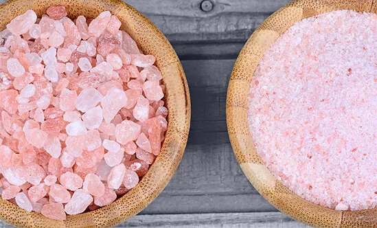Bowls of Himalayan salt